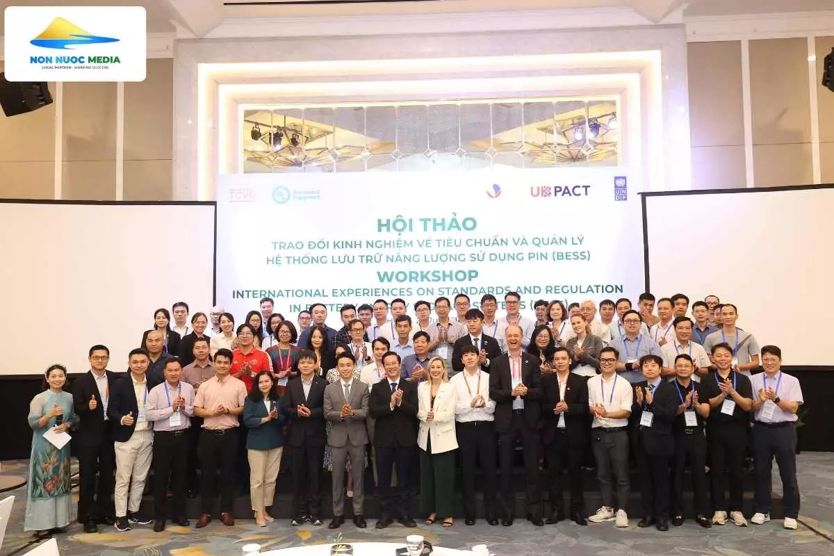 HỘI THẢO TRAO ĐỔI KINH NGHIỆM VỀ TIÊU CHUẨN, QUY CHUẨN VÀ QUẢN LÝ HỆ THỐNG PIN LƯU TRỮ NĂNG LƯỢNG