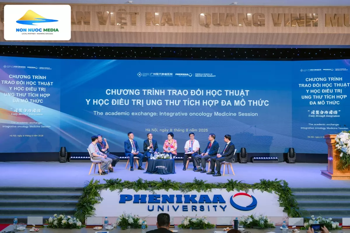 CHƯƠNG TRÌNH GIAO LƯU TRAO ĐỔI HỌC THUẬT VỚI CHỦ ĐỀ “Y HỌC ĐIỀU TRỊ UNG THƯ TÍCH HỢP ĐA MÔ THỨC”